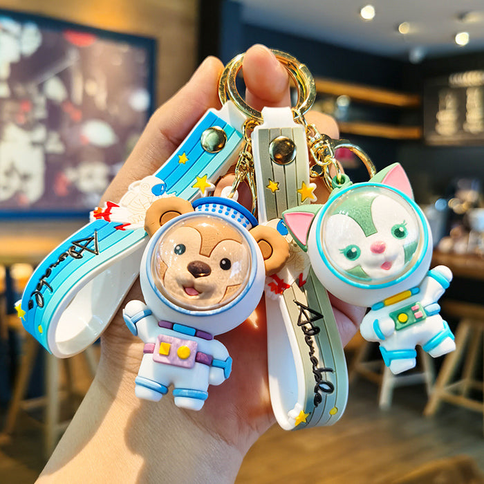 Wholesale Silicone Cartoon Doll Keychain JDC-KC-Tingm154