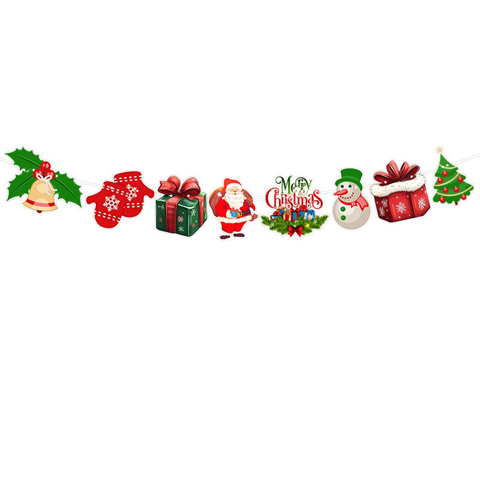 Wholesale Christmas Door Head Decoration Pendant Party Scene Atmosphere Decoration Paper Creative Small Door Hanging