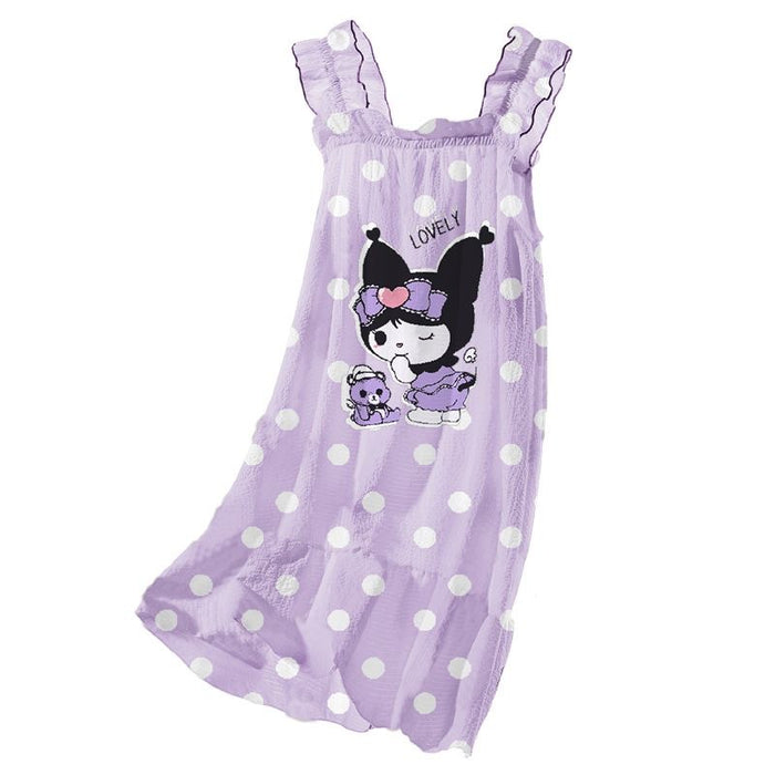 Wholesale Cartoon Cute Nightdress Thin Children Sling Pajamas JDC-PJ-XiaoHZ002