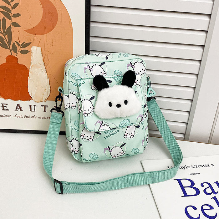 Wholesale Cartoon Printed Nylon Messenger Bag JDC-SD-Tongxi001