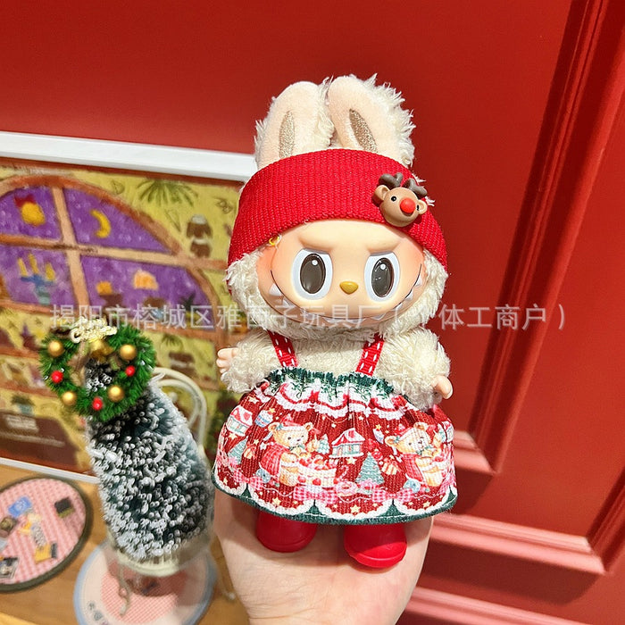 Wholesale Plush doll sweater with pendant and Christmas doll clothes