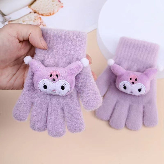 Wholesale Children' s Gloves Finger Cute Winter Gloves