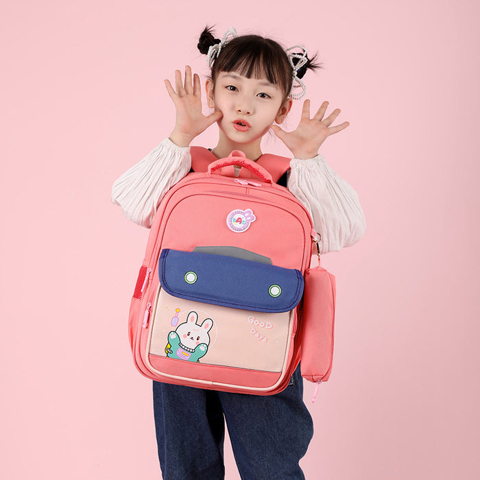 Wholesale Nylon Large Capacity Burden-Reducing Backpack for Children JDC-BP-YuanDuo064