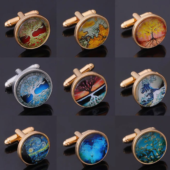 Wholesale Earth Planet World Pattern Time Gemstone Keychains