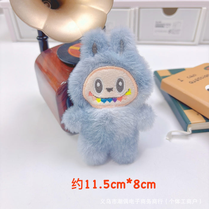 Wholesale Squeaky plush pendant doll keychain backpack pendant claw machine doll