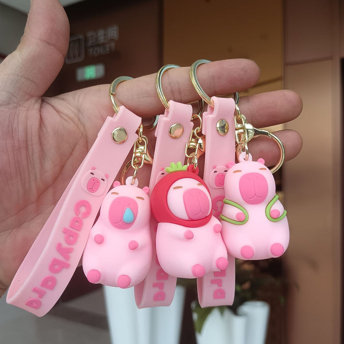 Wholesale PVC Cartoon Doll Keychain JDC-KC-KuangK016