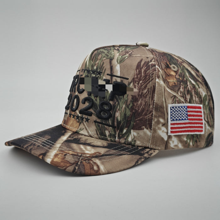 Wholesale Embroidered baseball five piece hardtop colored camouflage sunshade baseball cap
