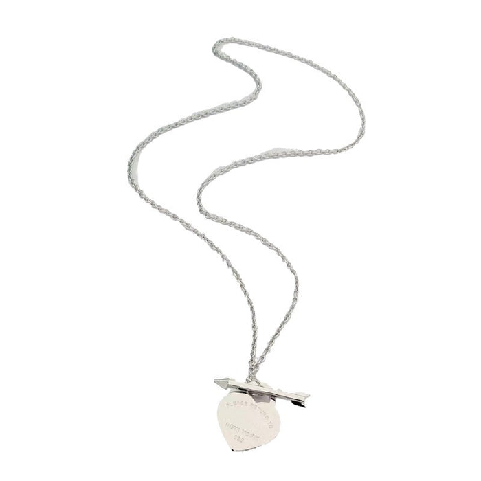 Wholesale Heart shaped necklace, personalized thick chain, fine chain jewelry