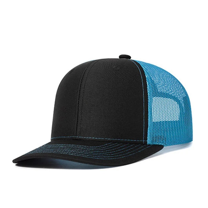 Wholesale Khaki pure color light board duckbill cap with wide brim and breathable mesh baseball cap