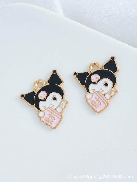 Wholesale 10 pcs Enamel cartoon DIY bracelet charms