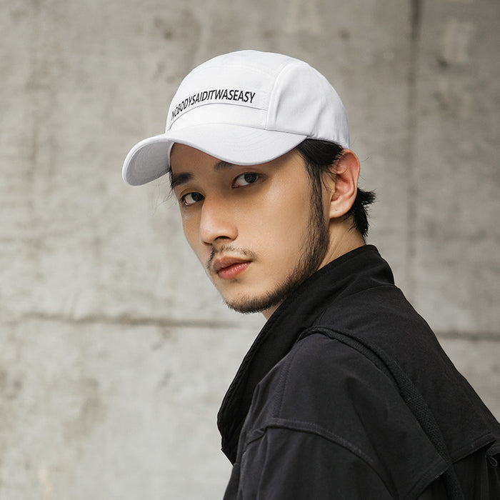 Wholesale Big head hat, black baseball cap, casual and versatile, plus size duckbill cap for men