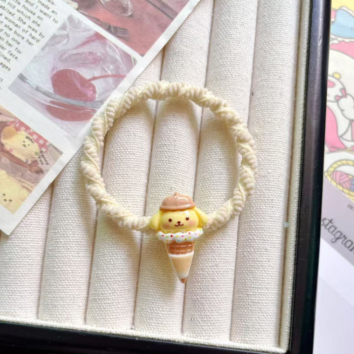 Wholesale Pudding Hair Band Cartoon Student High Elastic Rubber Band Headband