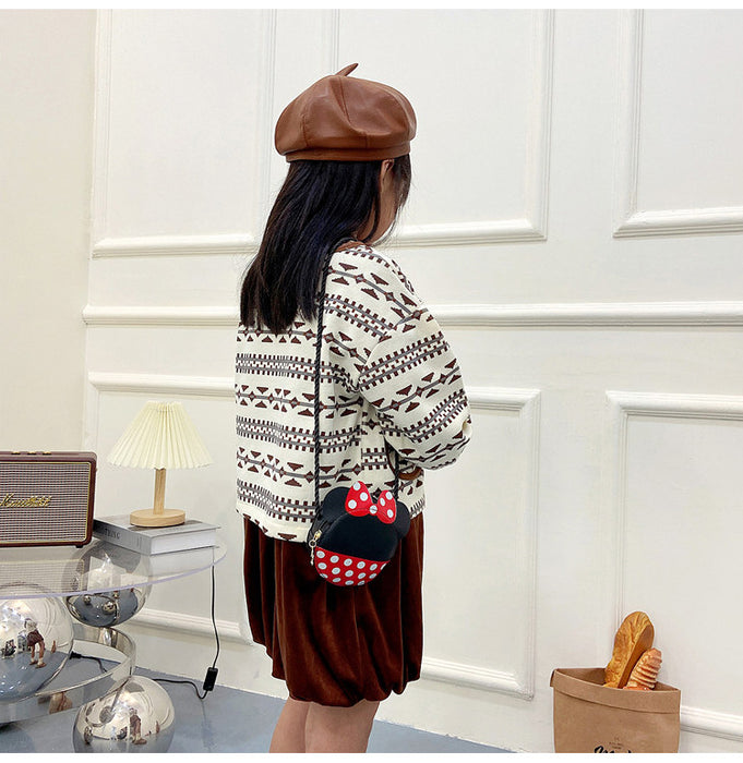 Wholesale Children's bag, shoulder bag PU crossbody bag, trendy mini wallet