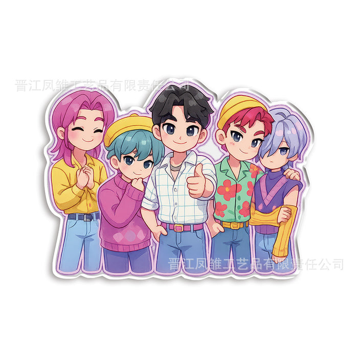 Wholesale 50pcs Acrylic Shoe Buckles Acrylic Beach Shoe Buckles Decorative Accessories