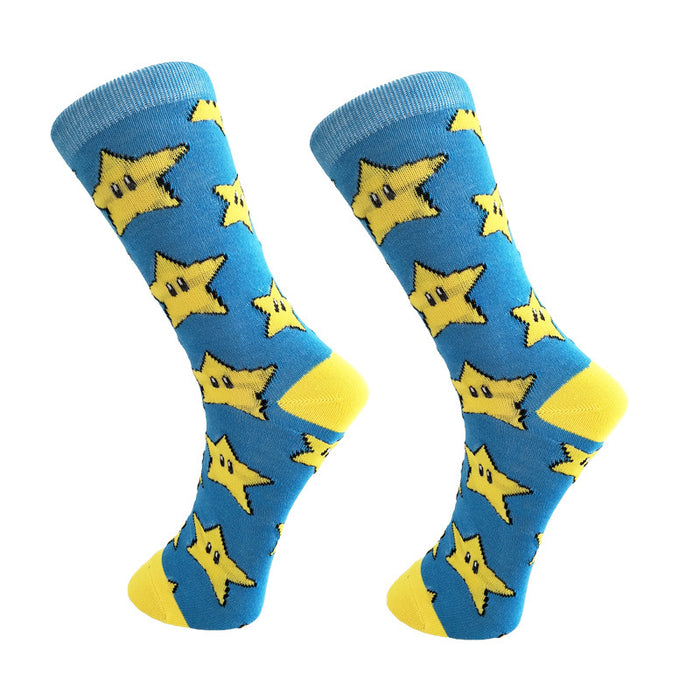 Wholesale Cotton Cartoon Middle Tube Socks JDC-SK-YiYan070