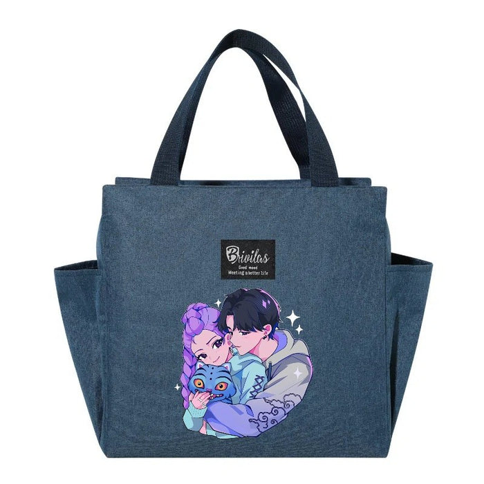 Wholesale Cute Cartoon Insulated Lunch Bag for Hot and Cold Handbags