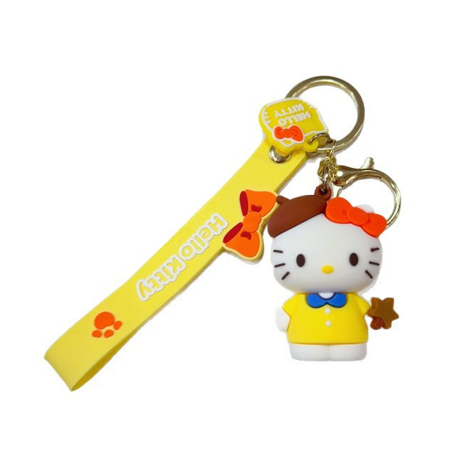 Wholesale Cute cartoon character couple keychains