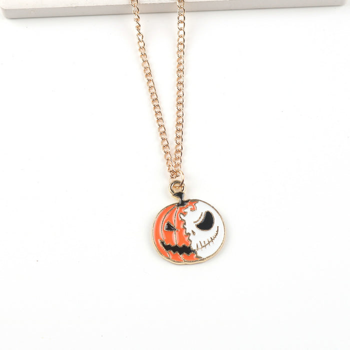 Wholesale Halloween Cartoon Alloy Pendant Necklace JDC-NE-FuYu009