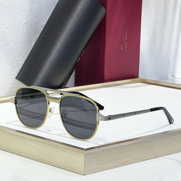 Wholesale Two tone splicing sunglasses, high-end and fashionable sunglasses