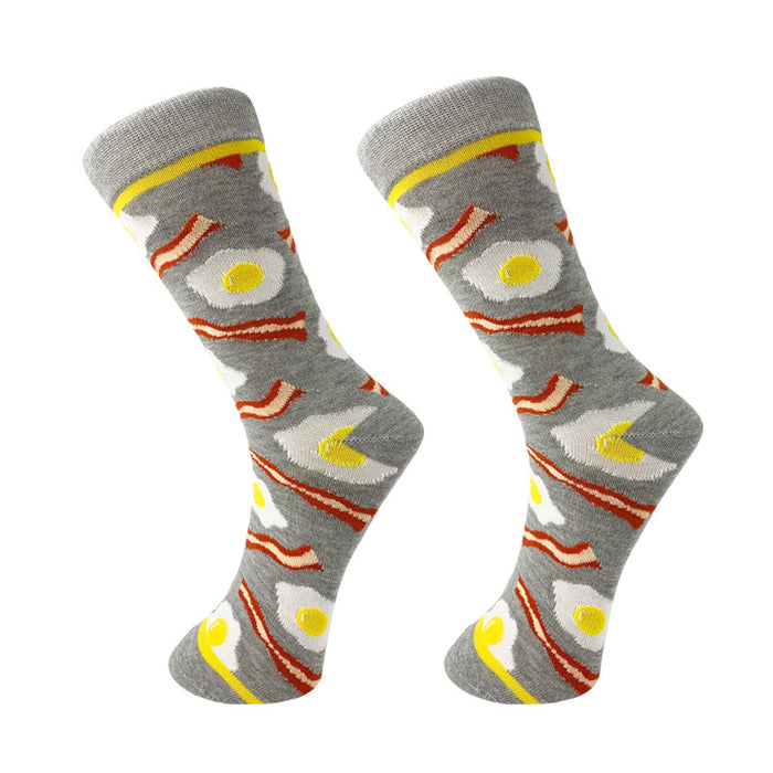 Wholesale Animal Series Cartoon Men's Middle Socks JDC-SK-YiYan079