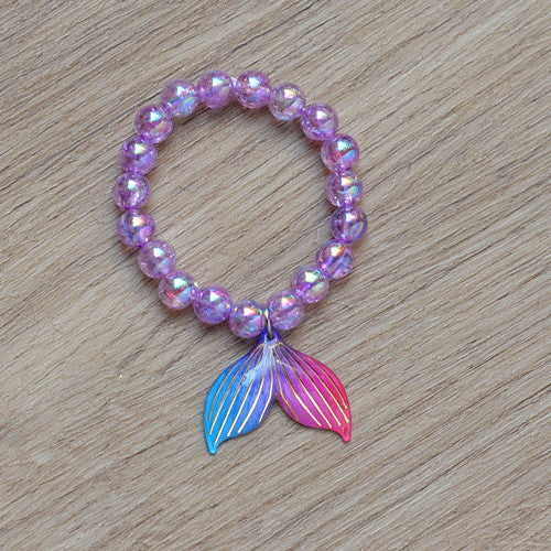 Wholesale Rainbow crystal bead bracelet