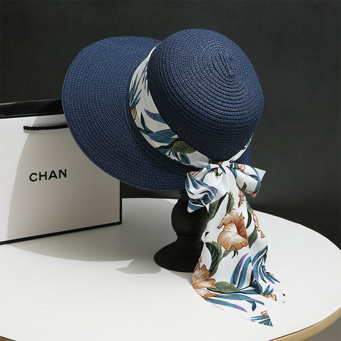 Wholesale Straw hat, sun protection, fisherman's hat, woven to prevent UV rays