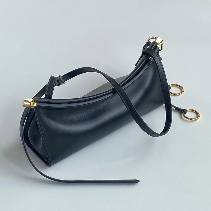 Wholesale Leather Women's Bag Niche Design Clip Bag Single Shoulder Commuter Bag