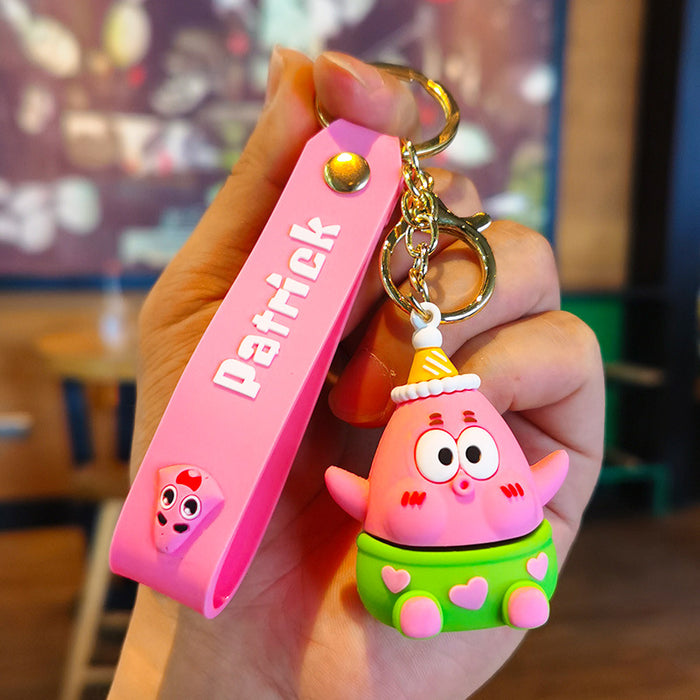 Wholesale Cartoon Doll Silicone Keychain JDC-KC-Tingm220