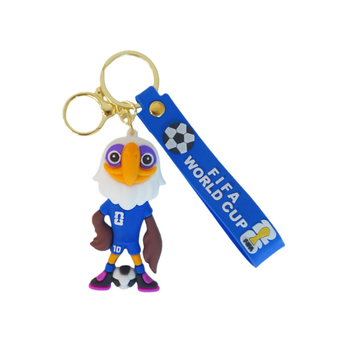 Wholesale Mascot doll keychain toy pendant soccer ball