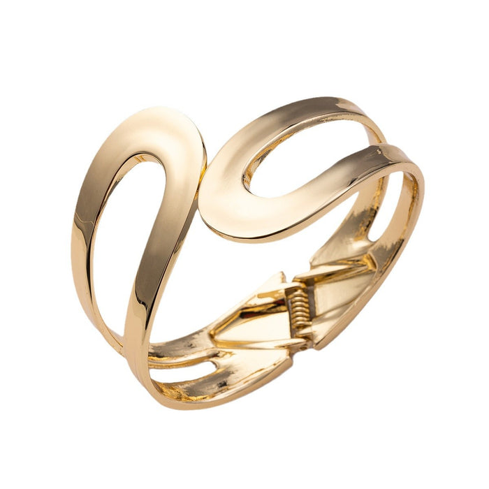 Wholesale New Jewelry Personalized Bracelet Metal Wind Alloy Bracelet Open Handpiece