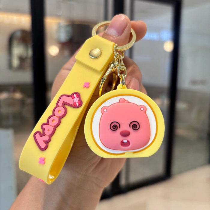 Wholesale Cute Cartoon PVC Keychains JDC-KC-PengYu39