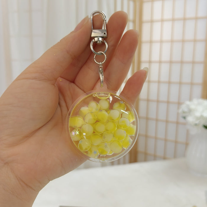 Wholesale Cartoon Quicksand Swim Ring Keychain