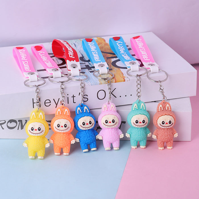 Wholesale Couple Cartoon Backpack Keychain