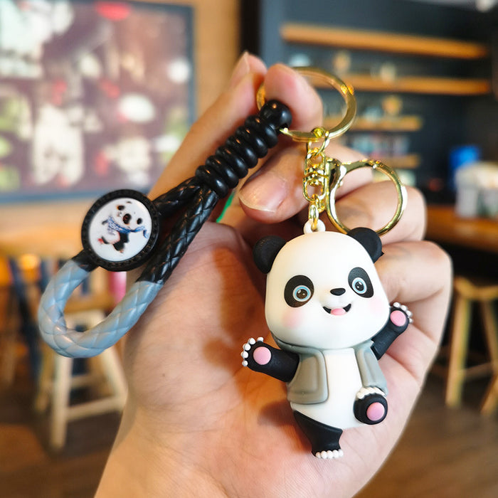 Wholesale Silicone Cartoon Doll Keychain JDC-KC-Tingm152