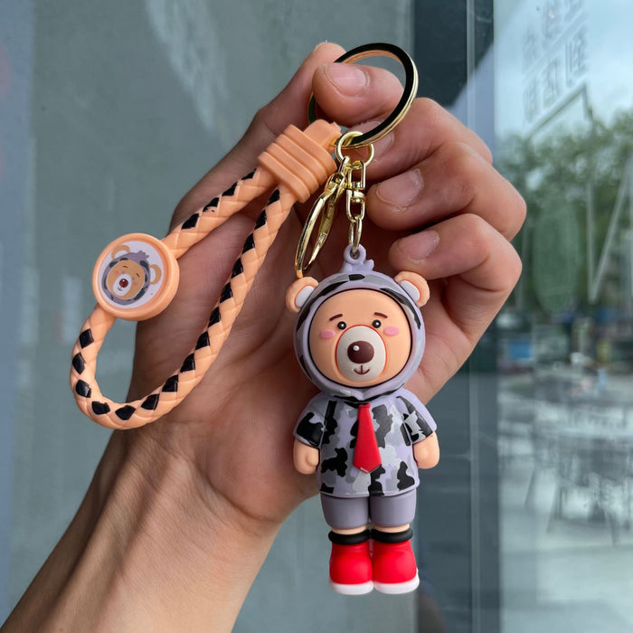 Wholesale Fashion Keychain Car Keychain Cartoon Doll Student Backpack Pendant Creative