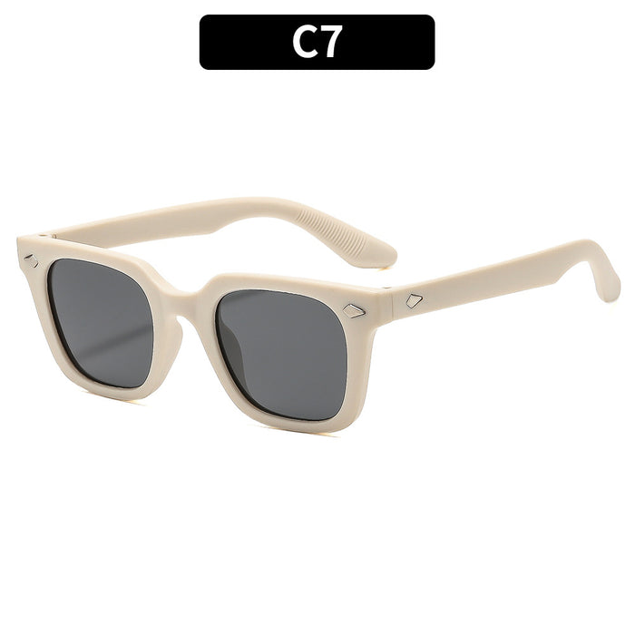 Wholesale Children' s Square Silicone Sunglasses UV400 Trendy Outdoor Fashion Accessory