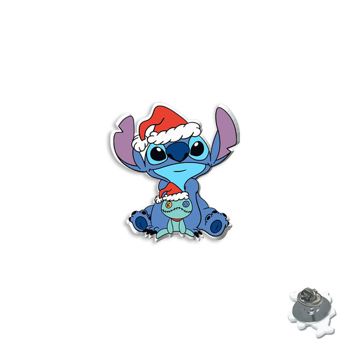 Wholesale Christmas cartoon  brooch cute  pin acrylic badge