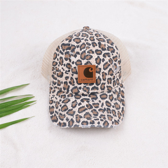 Camouflage de gros Camouflage Leopard Imprimé de baseball acrylique CAP JDC-FH-KUT021