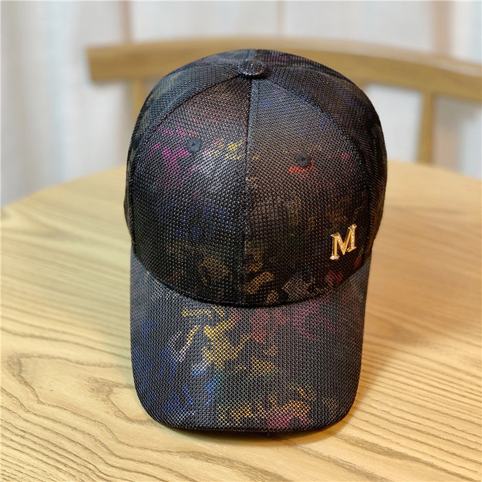 Wholesale Sunshade Bronzing Large Brim Camouflage Baseball Cap Face Revealing Cap