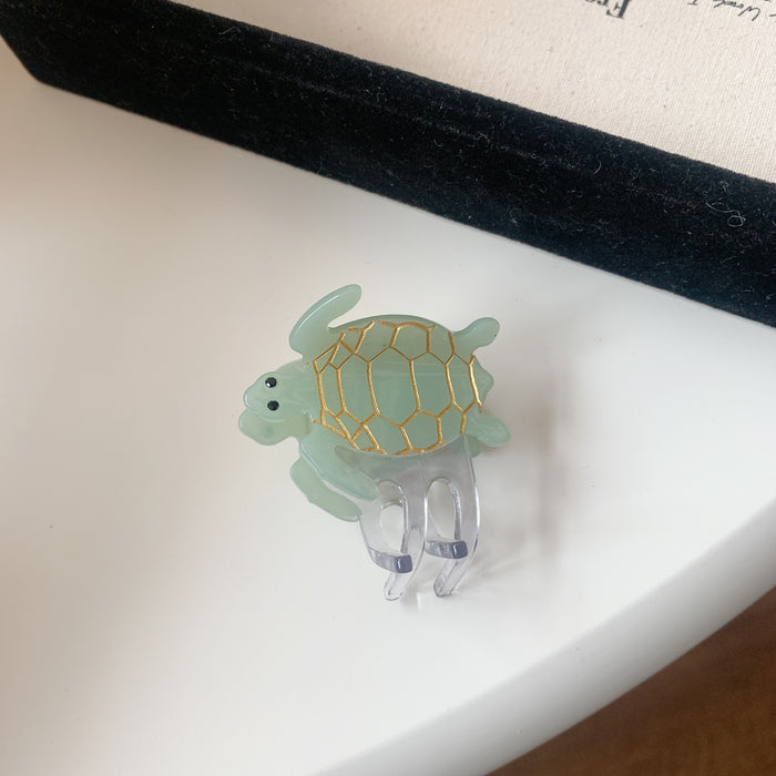 Wholesale Ocean Series Turtle Acetic Acid Grab Hair Clip Tail Clip Niche High-end Touched Hair Accessories Hairpin Shark Clip Women