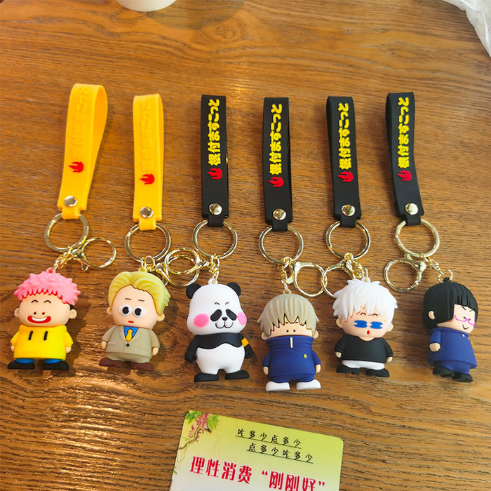 Wholesale Rubber Cartoon Three-dimensional Keychain JDC-KC-Tingm051