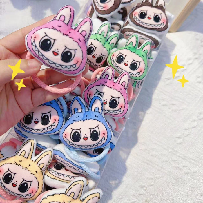 Wholesale hair band rubber doll net red bubble hair accessories girl headdress