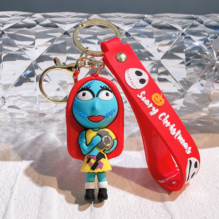 Wholesale Cartoon Silicone Doll Keychain JDC-KC-QiChao052