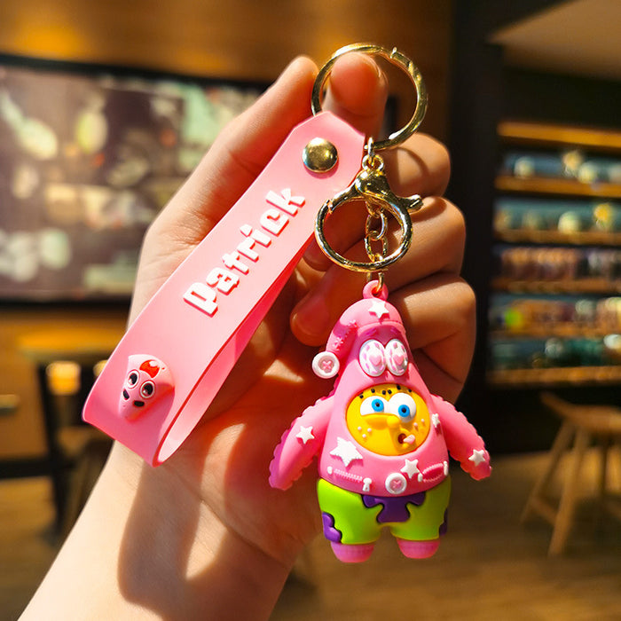 Wholesale Cartoon Doll Silicone Keychain JDC-KC-Tingm256