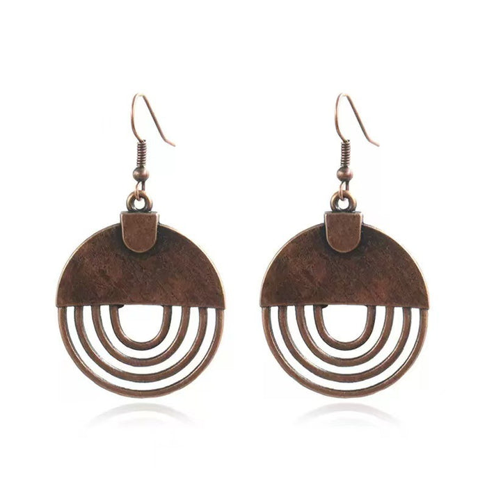 Wholesale Geometric Alloy Tassel Earrings for Women Party Wear Fashion Accessory MOQ≥2