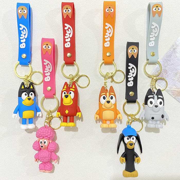 Wholesale PVC Cartoon Silicone Doll Keychain JDC-KC-YiCheng002