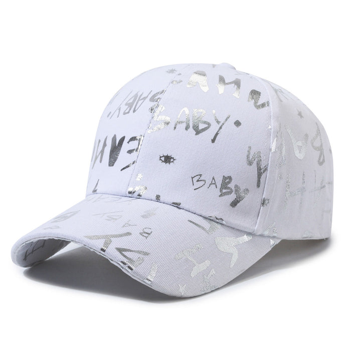 Wholesale Versatile baseball cap, letter printed duckbill cap, casual sports sun hat