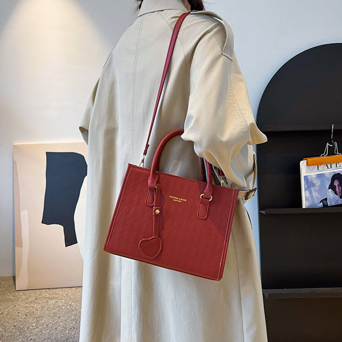 Wholesale New Simple and Fashionable Large Capacity Handheld Big Bag Simple and Fashionable Casual Single Shoulder Bag Small Square Bag