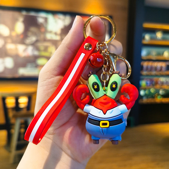 Wholesale Cartoon Doll Silicone Keychain JDC-KC-Tingm130