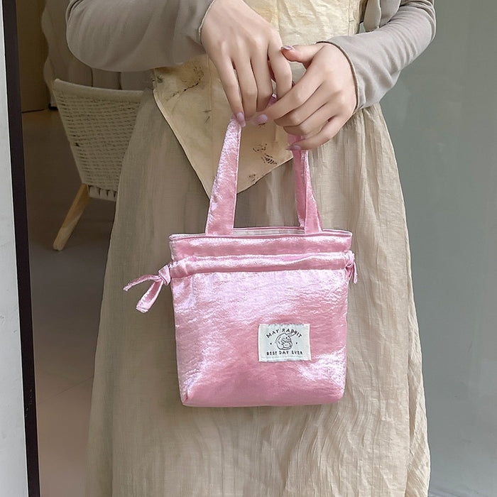 Wholesale Retro drawstring handbag with elegant style, drawstring handle, canvas bag, jewelry storage bag